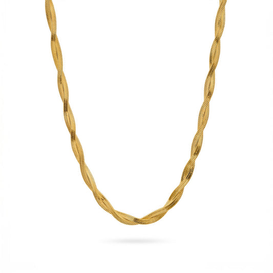 Double Snake Chain Náhrdelník