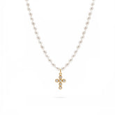 Cross Zircon Náhrdelník