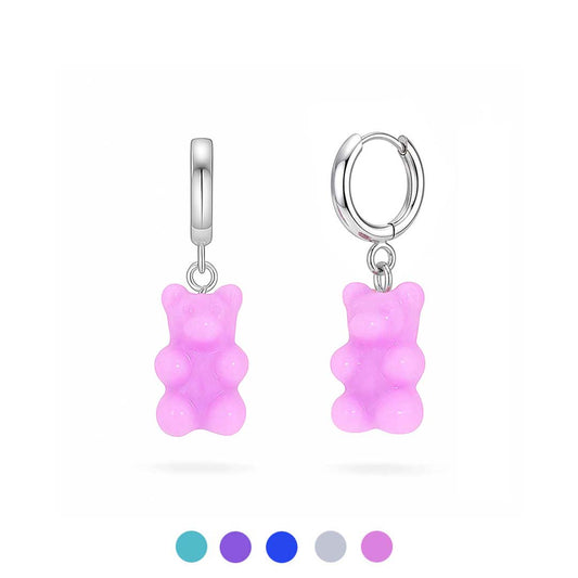 Unisex Teddybär-Ohrringe