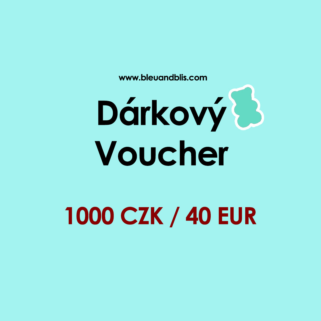 Voucher v hodnotě 1000 Kč / 40 €