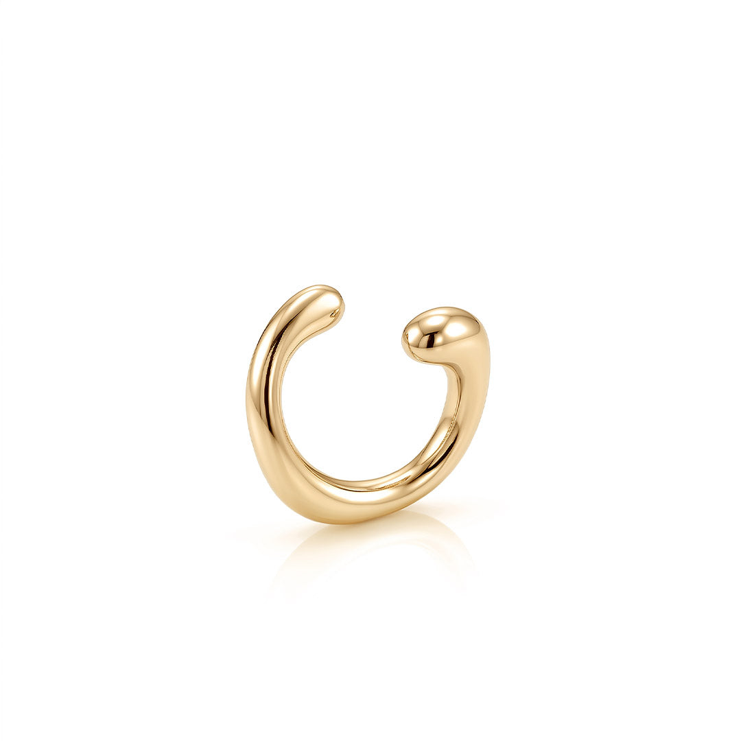 Wave ear cuff náušnice