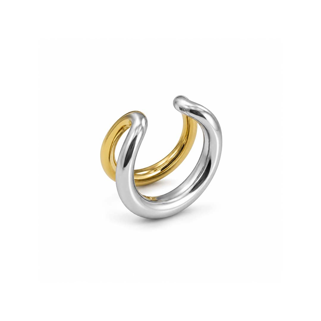 Dvě v jednom Ear Cuff náušnice