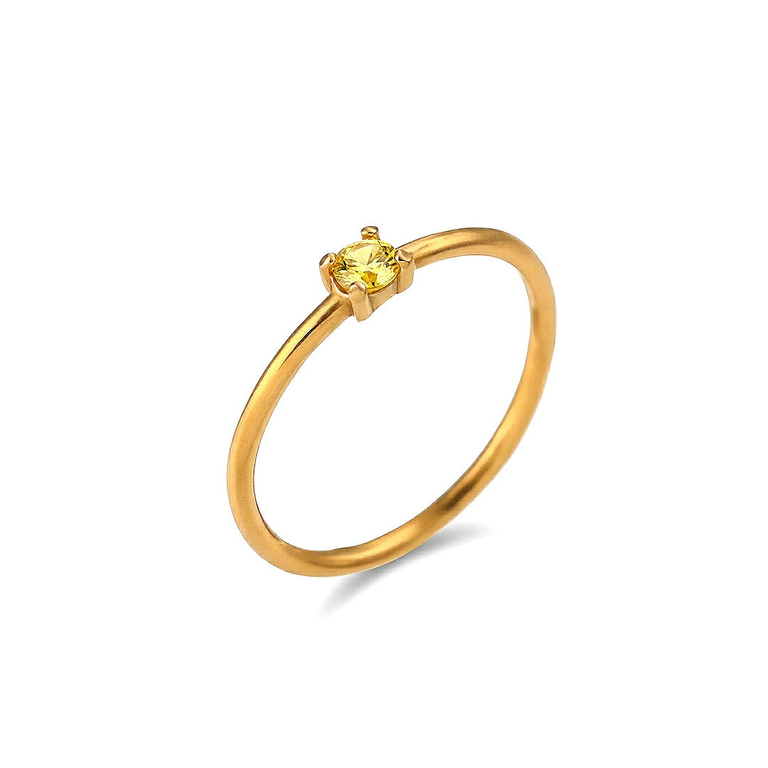  Minimalistický Zlatý Prsten