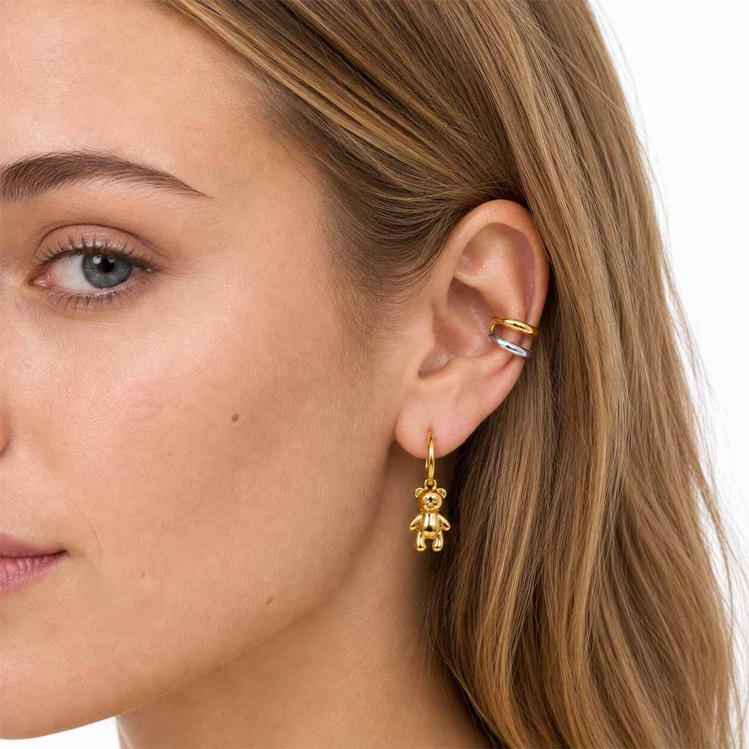 Dvě v jednom Ear Cuff náušnice