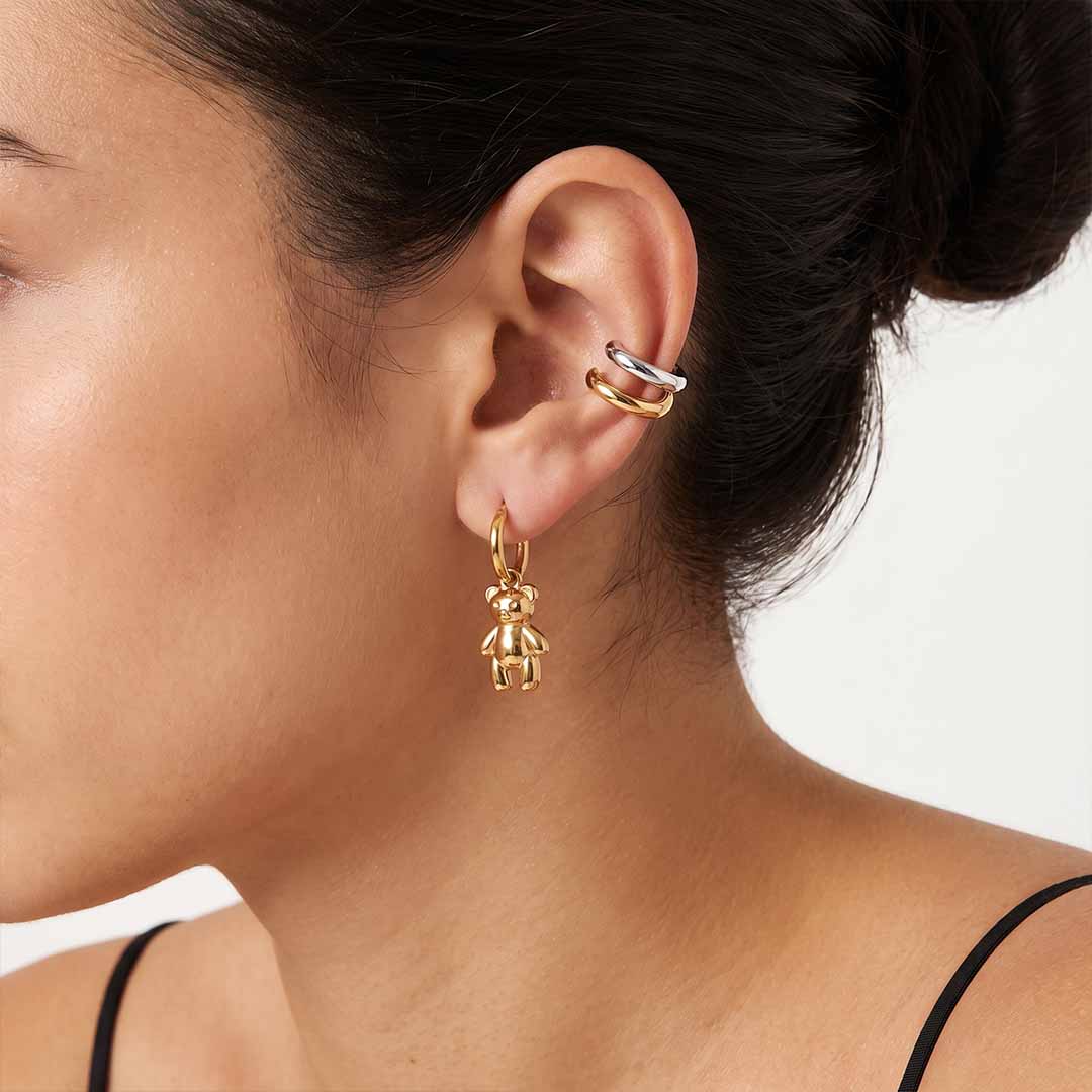 Dvě v jednom Ear Cuff náušnice