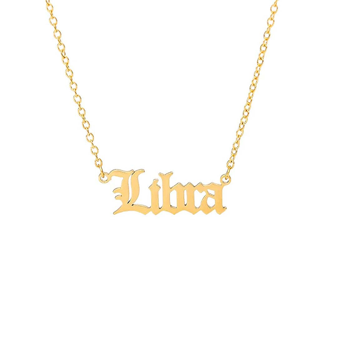 ZODIAC Name Zlatý náhrdelník