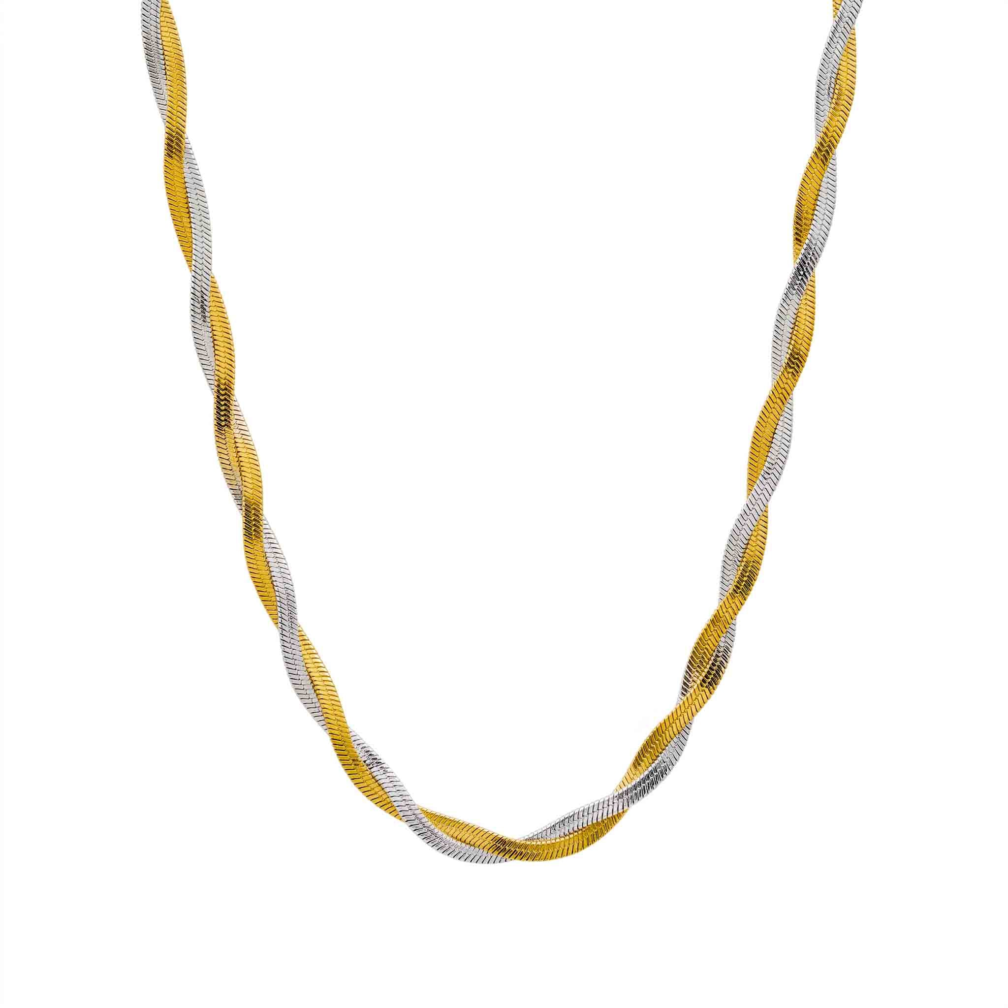 Duo Snake Chain Náhrdelník