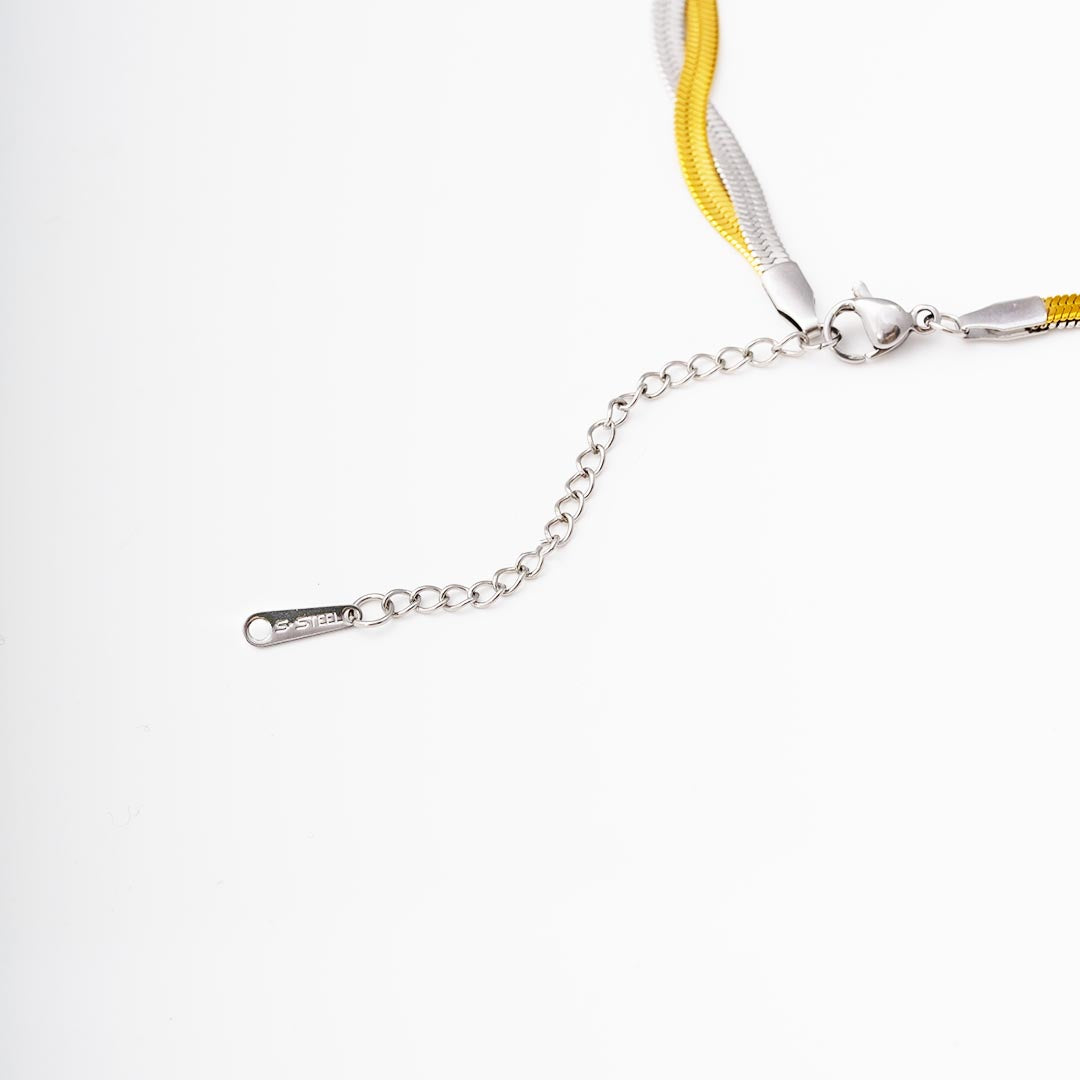 Duo Snake Chain Náhrdelník