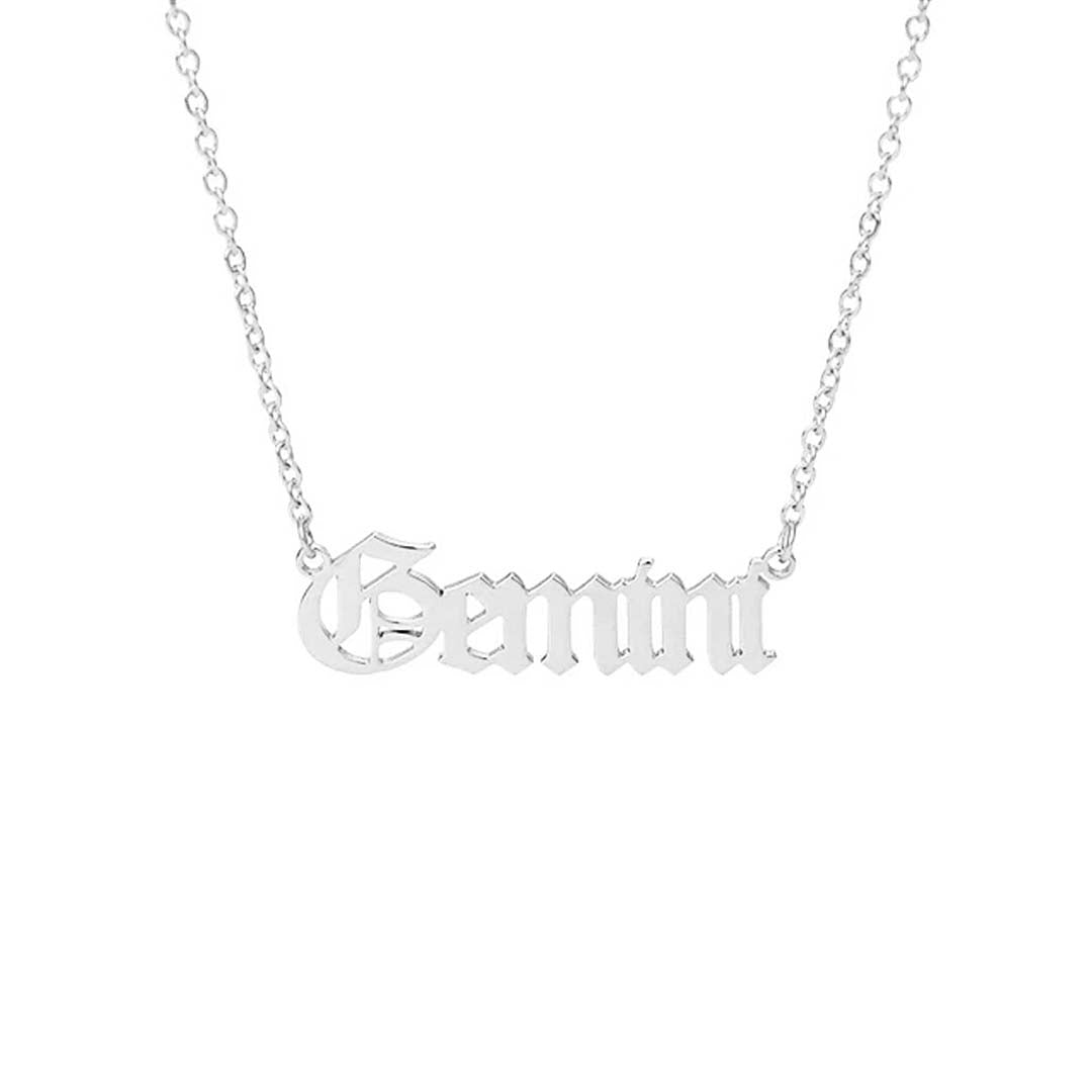 ZODIAC Name Stříbrný náhrdelník