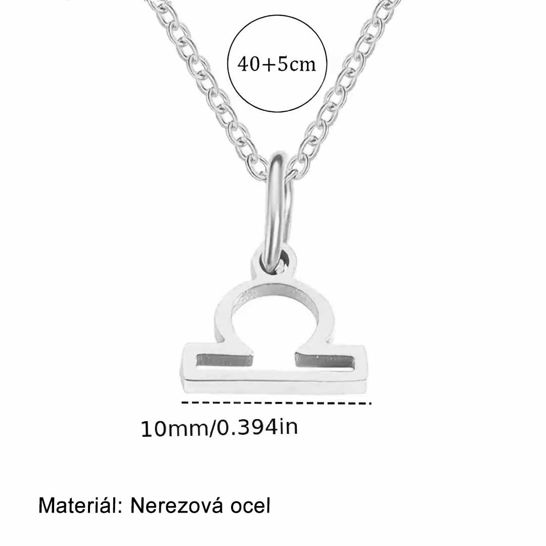 ZODIAC Symbol Stříbrný náhrdelník
