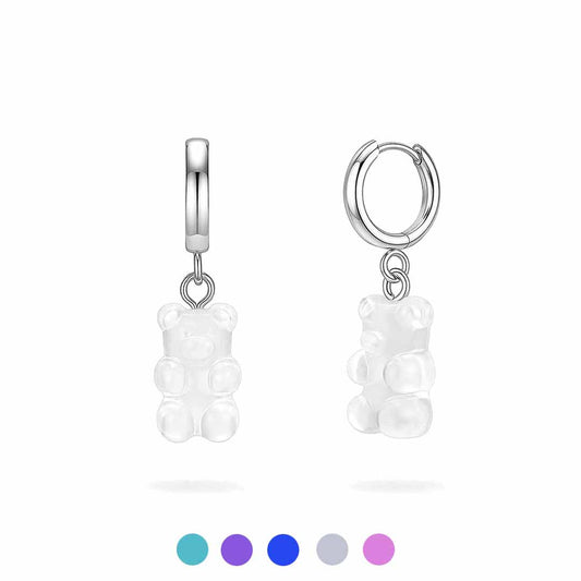 Unisex Teddybär-Ohrringe