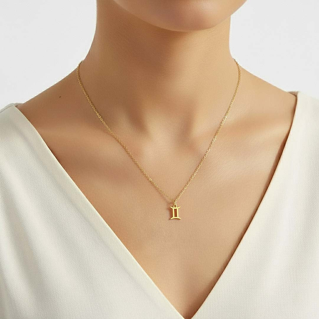 ZODIAC Symbol Zlatý náhrdelník